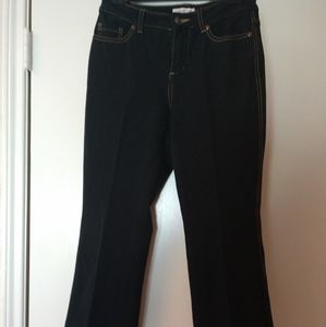 Petite Coldwater Creek natural fit black jeans